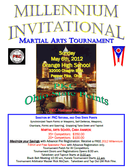 Millennium Tournament 2012 Flyer